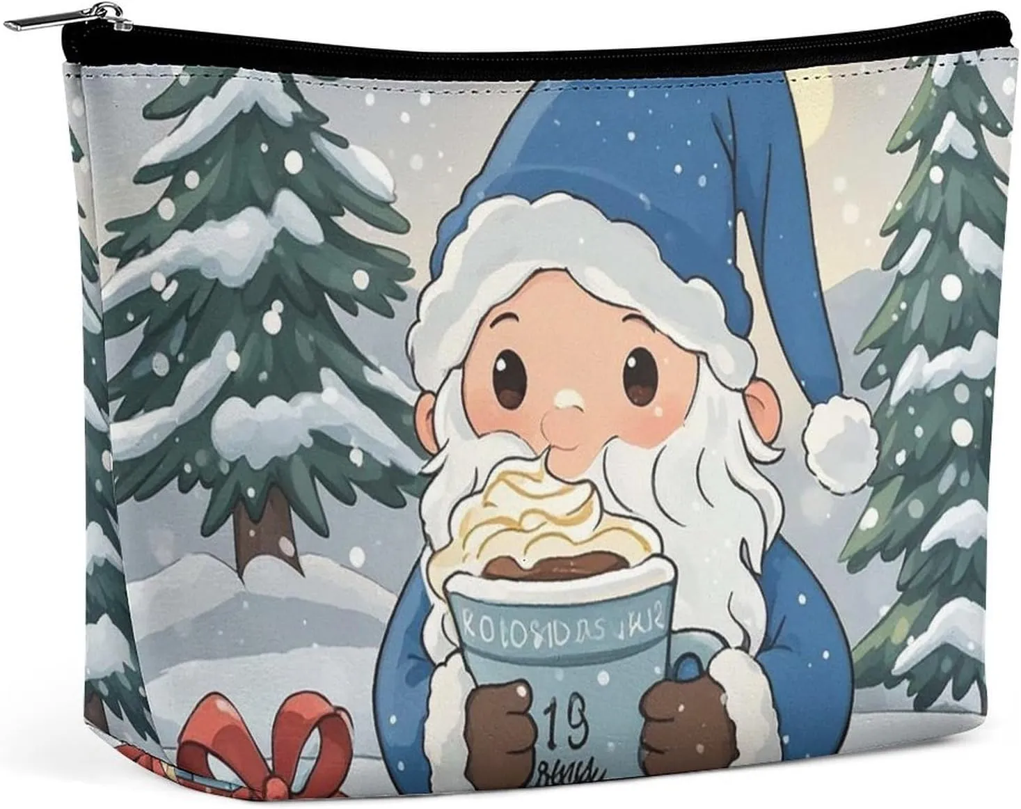 Cosmetic Bag Makeup Bags for Women Portable Makeup Bag Snow Coffee Makeup Case Travel Toiletry Bag for Travel Accessories