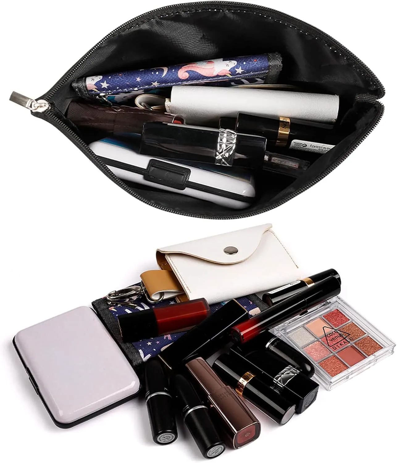 Cosmetic Bag Makeup Bags for Women Portable Makeup Bag Snow Coffee Makeup Case Travel Toiletry Bag for Travel Accessories