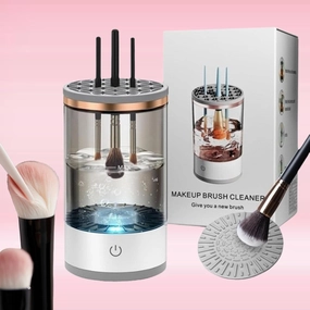 Cosmetic Brush Cleaner - Automatic Electric Makeup Brush Cleaner Machine, Your Makeup Brush Game Changer (1PCS)