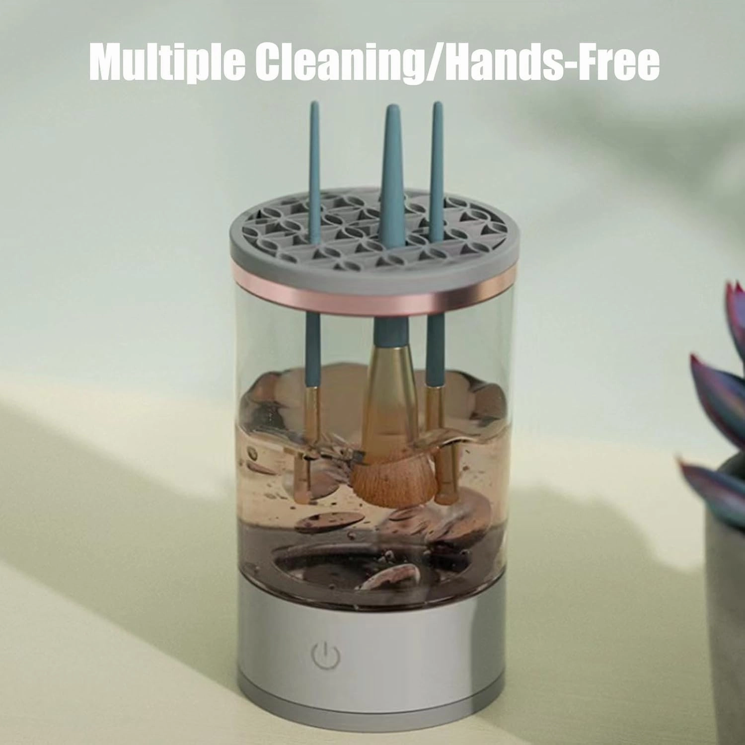 Cosmetic Brush Cleaner - Automatic Electric Makeup Brush Cleaner Machine, Your Makeup Brush Game Changer (1PCS)