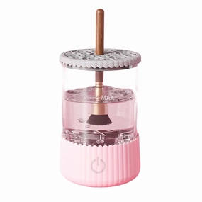 Cosmetic Brush Cleaner, Electric Makeup Brush Cleaner, Makeup Brush Cleaner Machine, Electric Makeup Brush Cleaner, Automatic Makeup Brush Cleaner for All Size Makeup Brush
