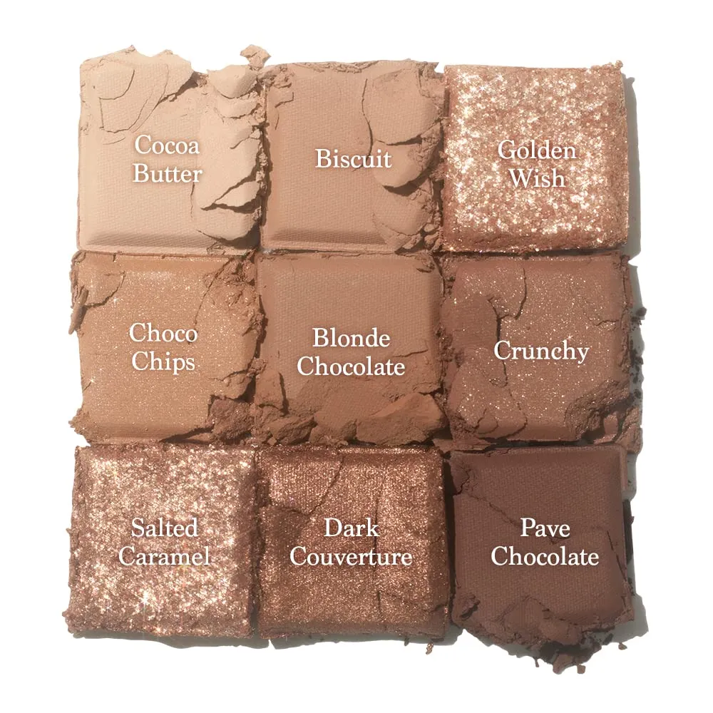Dasique Shadow Palette #11 Chocolate Fudge l Cruelty-Free l 9 Blendable Shades in Smooth Matte and Shimmer Finishes with Gorgeous Pearls