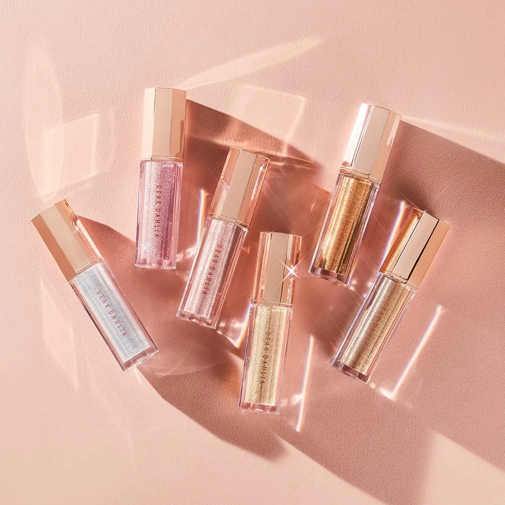 DEARDAHLIA Paradise Shine Eye Sequins ENCHANTED Long Lasting Liquid Eyeshadow Glitter Gloss High Shine Pearl, Lightweight, Minimal Fallout, 0.14 Oz