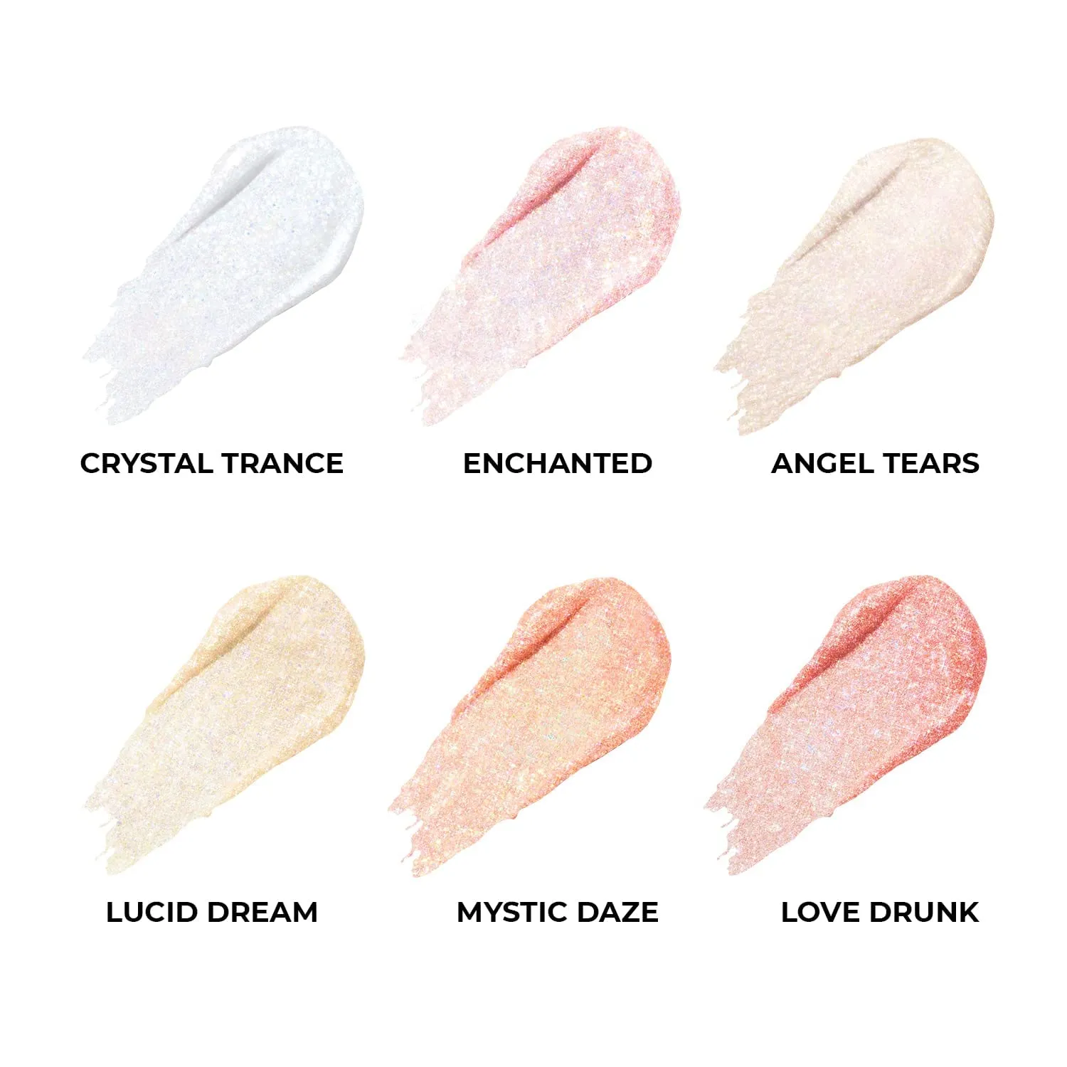 DEARDAHLIA Paradise Shine Eye Sequins ENCHANTED Long Lasting Liquid Eyeshadow Glitter Gloss High Shine Pearl, Lightweight, Minimal Fallout, 0.14 Oz