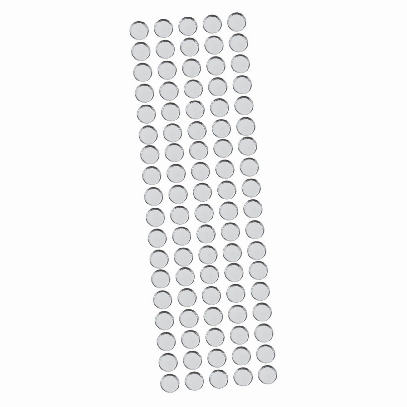 Didiseaon 90pcs Empty Round Metal Pans for Makeup Versatile Blusher Eyeshadow Containers Cosmetic Accessories for Travel Home Use