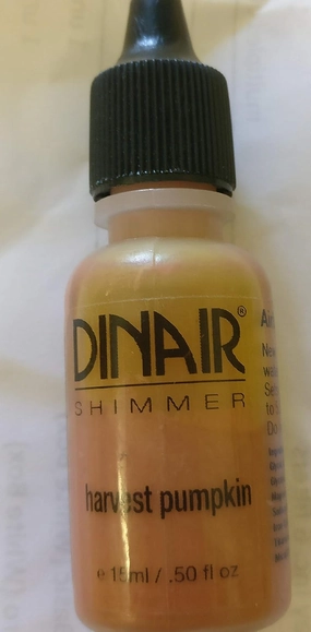 Dinair Airbrush Makeup Blush or EyeShadow - Harvest Pumpkin - Shimmer .55 fl oz