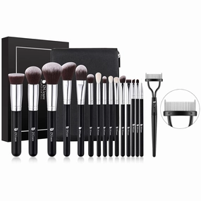 DUcare Makeup Brushes 15Pcs  Eyelash Comb