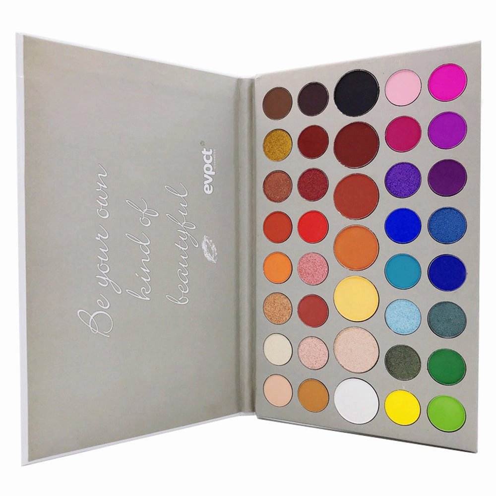 evpct 39 Color Rainbow Matte and Shimmer Eyeshadow sombras de ojos Palette Makeup Pallet,Bright Colorful Dark Eyeshadow palette Paletts High Pigmented Long Lasting Waterproof paleta de maquillaje