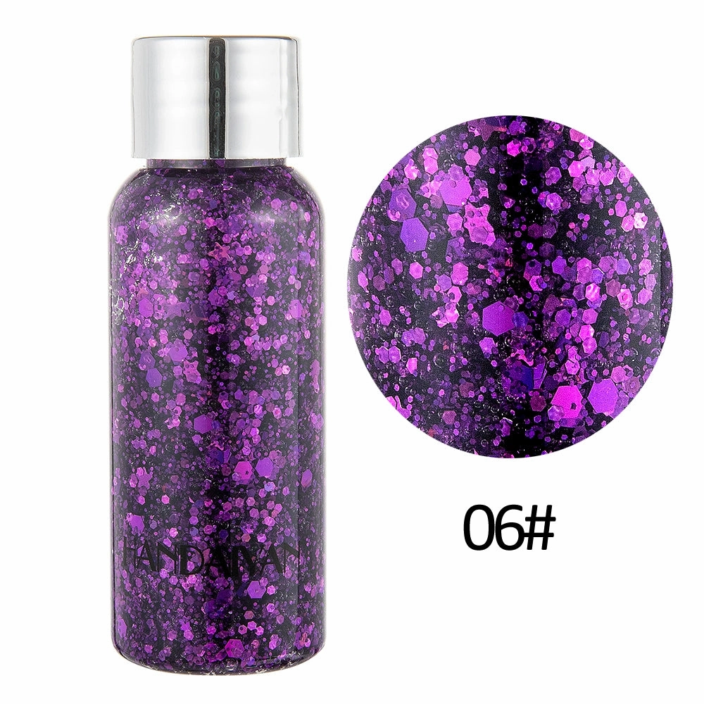 Eye Shadow Gel Face Decoration Glittering Powder Hair Liquid