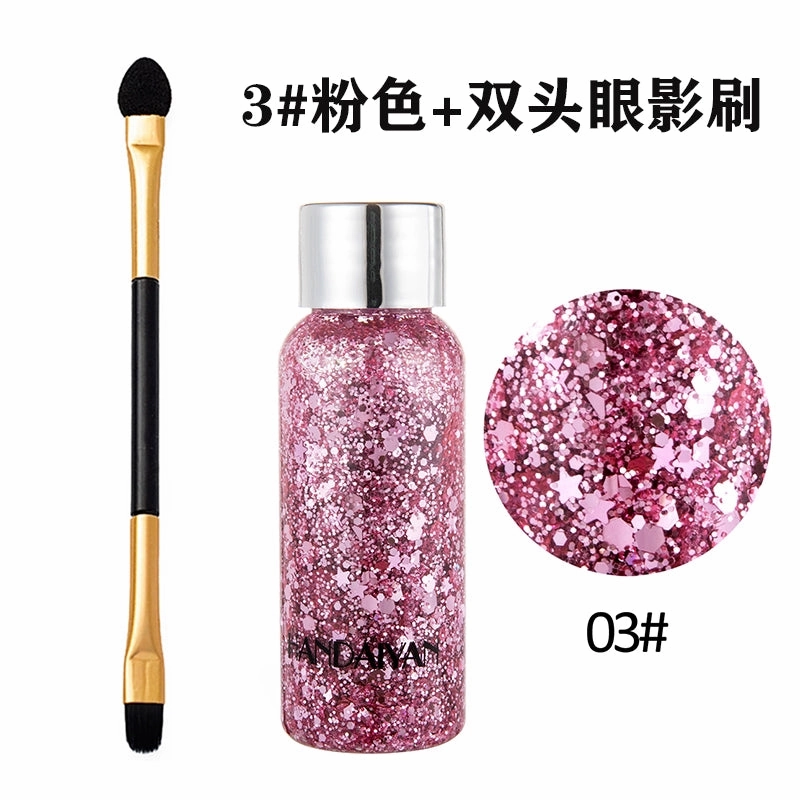 Eye Shadow Gel Face Decoration Glittering Powder Hair Liquid