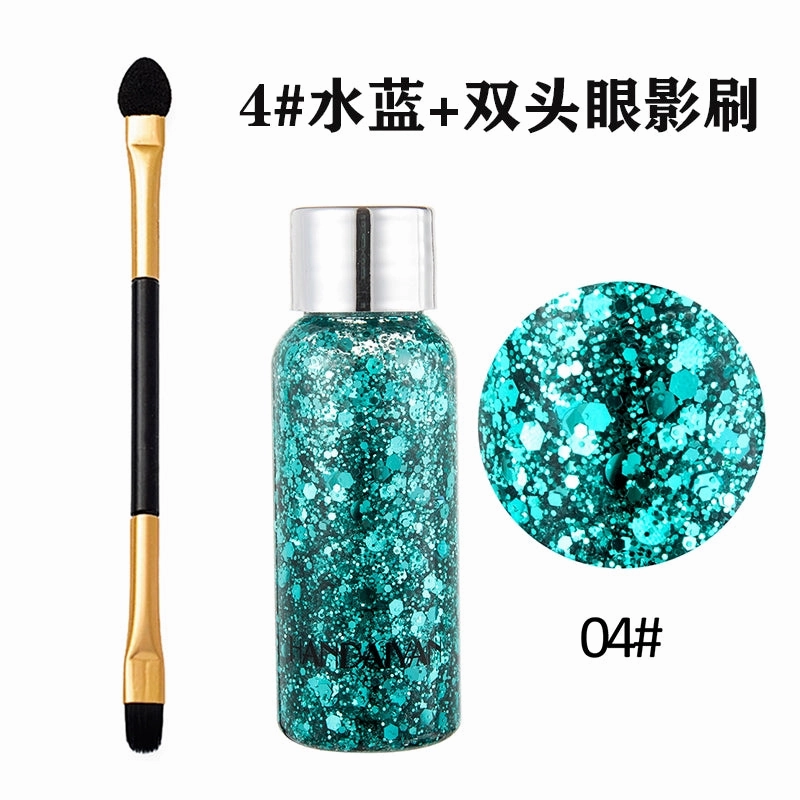 Eye Shadow Gel Face Decoration Glittering Powder Hair Liquid