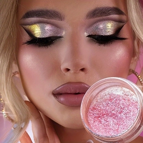 Eyeshadow Powder - Vibrant Highlighter, Chameleon Glitter Long-Lasting Duochrome Finish, Perfect Gift for Women and Girls FS