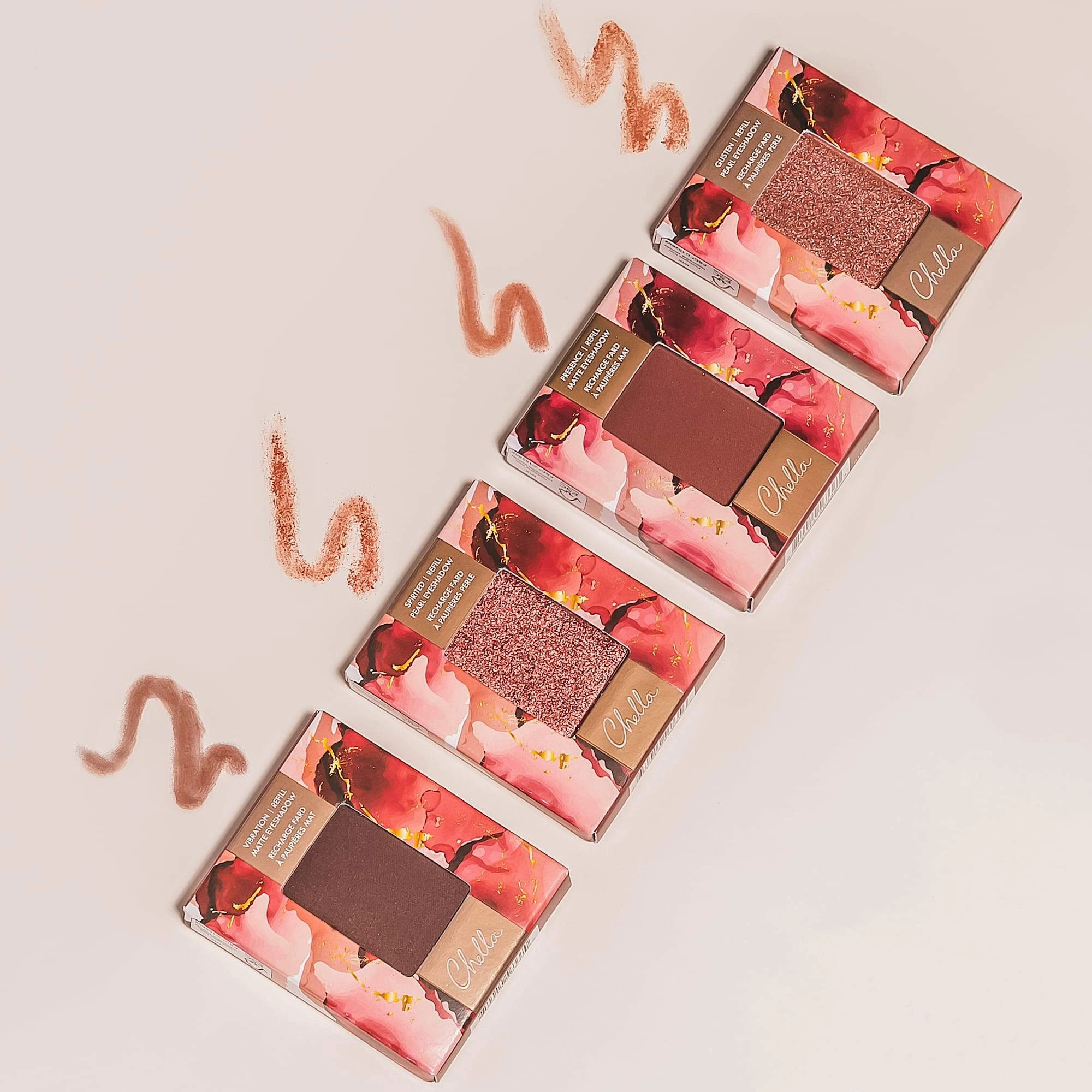 eyeshadow refill presence matte - medium brown from Chella