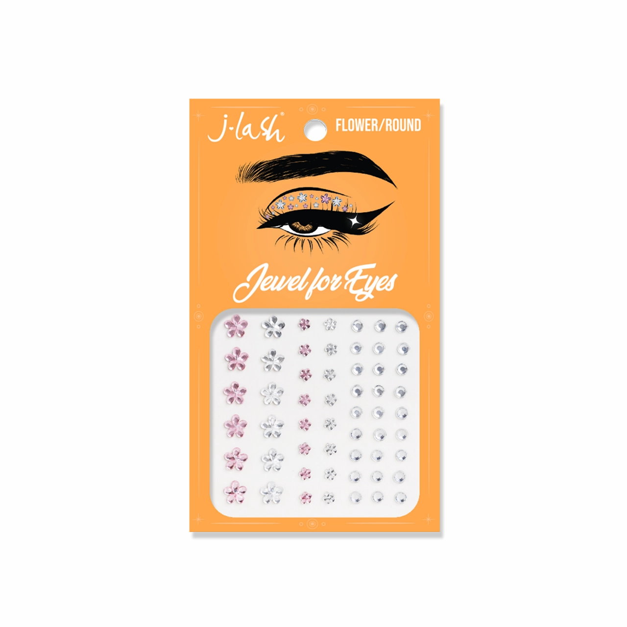 Flower/Round Eye Gems