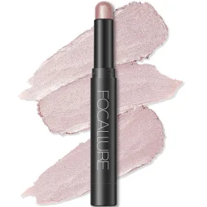 FOCALLURE Shimmer and Matte Cream Eyeshadow Stick,Smooth Brilliant Eye Brightener Pencil for Women,Long Lasting Waterproof Eye Shadow and Liners Makeup,CHERRY BLOSSOME