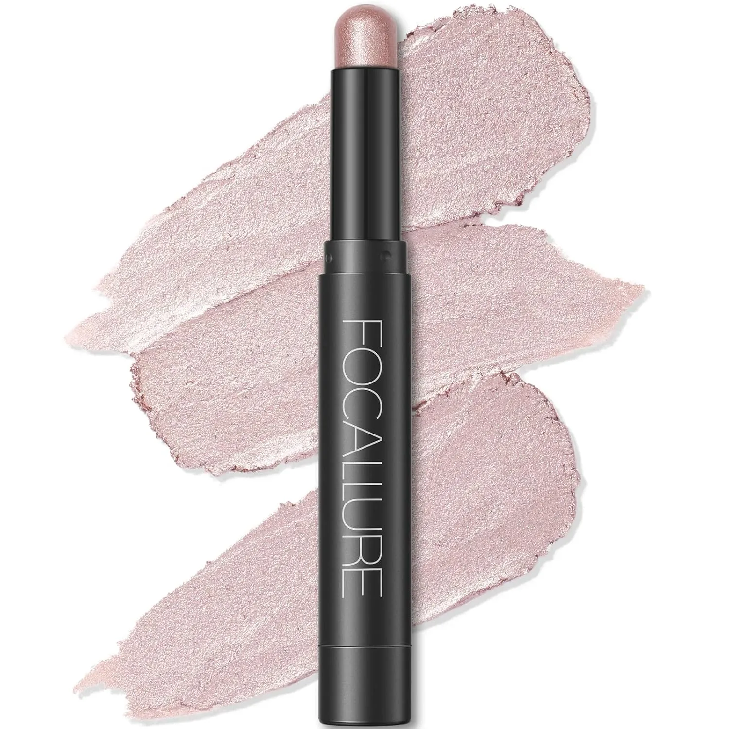 FOCALLURE Shimmer and Matte Cream Eyeshadow Stick,Smooth Brilliant Eye Brightener Pencil for Women,Long Lasting Waterproof Eye Shadow and Liners Makeup,CHERRY BLOSSOME