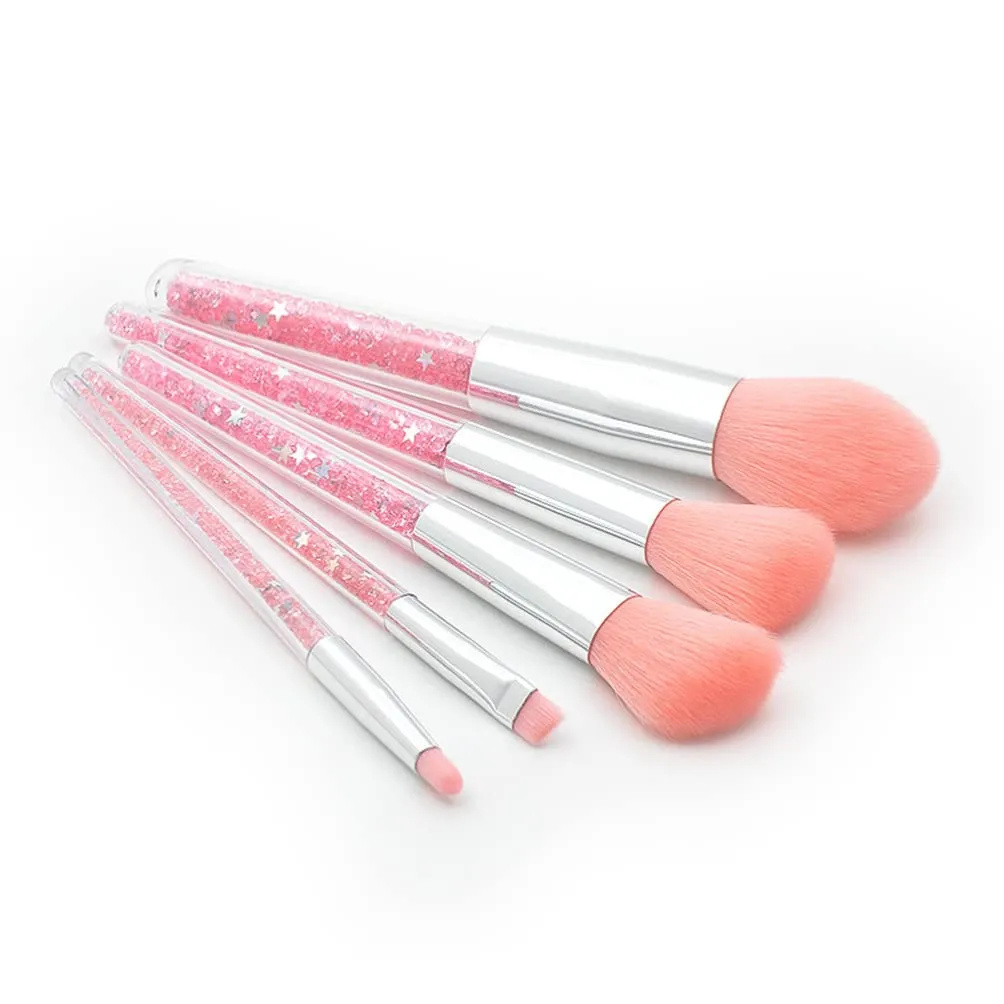 FRCOLOR 5 Set Foundation Makeup Make up Brush Makeup Brush Powder Mineral Brush Makeup Eye Blush Brush Face Powder Foundation Brush Travel Kit for Women Mix Face Brush Miss