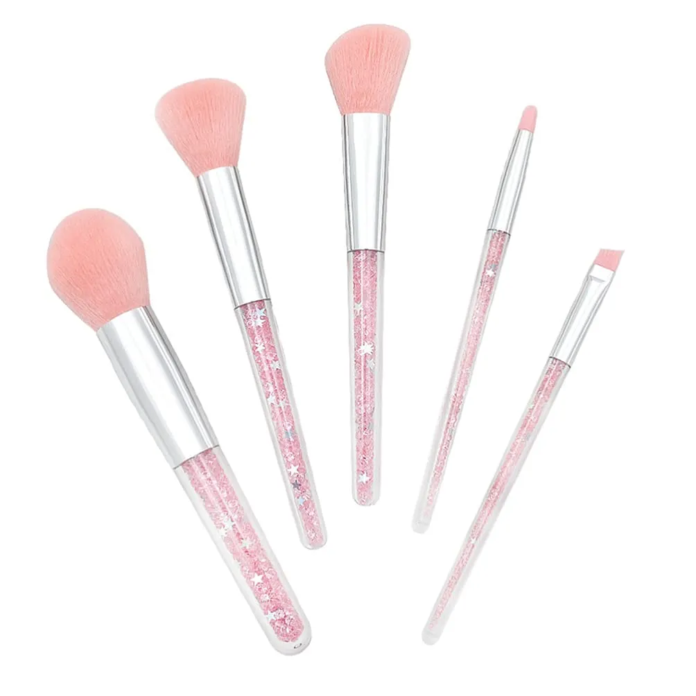 FRCOLOR 5 Set Foundation Makeup Make up Brush Makeup Brush Powder Mineral Brush Makeup Eye Blush Brush Face Powder Foundation Brush Travel Kit for Women Mix Face Brush Miss