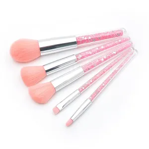 FRCOLOR 5 Set Foundation Makeup Make up Brush Makeup Brush Powder Mineral Brush Makeup Eye Blush Brush Face Powder Foundation Brush Travel Kit for Women Mix Face Brush Miss