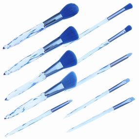 FRCOLOR 3sets 10-piece Makeup Brushes Set Plastic Handle Cosmetics Face Beauty Tools Makeup Brushes Case for Women 10pcs*3