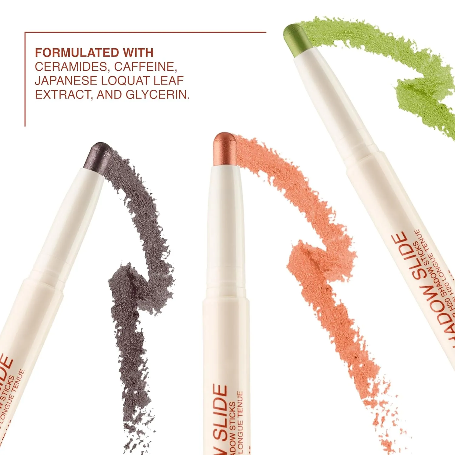 Freck Beauty SHADOW SLIDE Long Wear H2O Shadow Stick – Creamy, Waterproof Eyeshadow Crayon, Highly Pigmented, Smudge-Resistant, Easy Glide for All-Day Wear | WETLANDS (Deep Bronze)