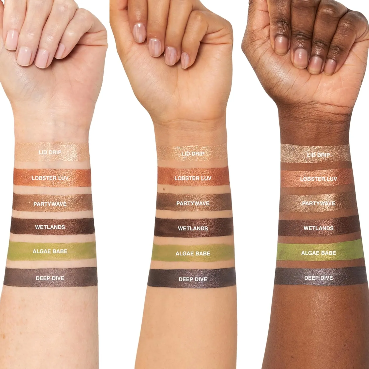 Freck Beauty SHADOW SLIDE Long Wear H2O Shadow Stick – Creamy, Waterproof Eyeshadow Crayon, Highly Pigmented, Smudge-Resistant, Easy Glide for All-Day Wear | WETLANDS (Deep Bronze)