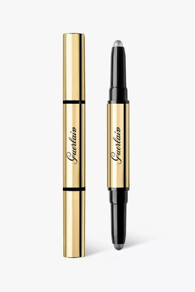 Guerlain Aubergine Mad Eyes Contrast Shadow Duo Stick (Icy Grey/ Dazzling Silver )