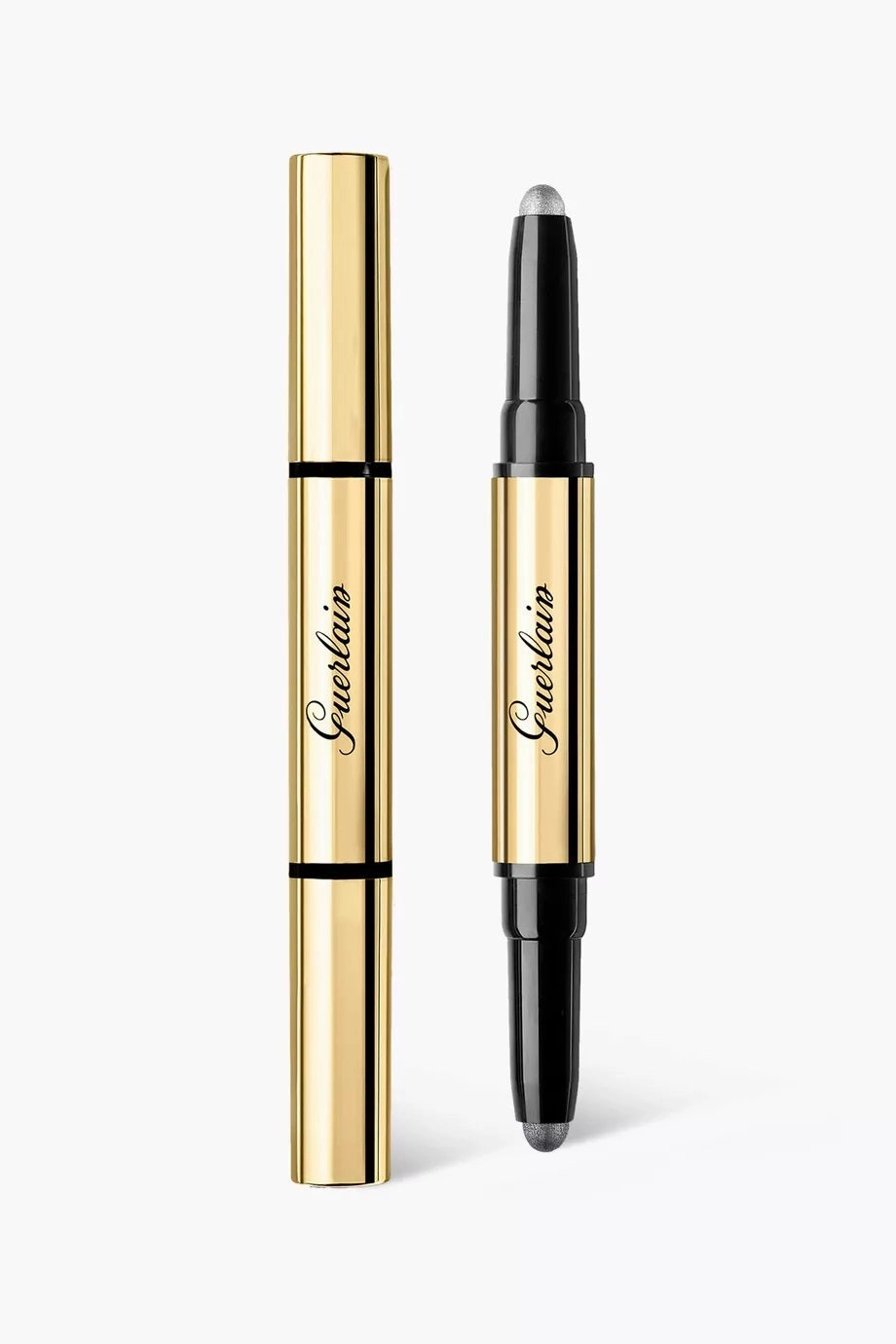 Guerlain Aubergine Mad Eyes Contrast Shadow Duo Stick (Icy Grey/ Dazzling Silver )