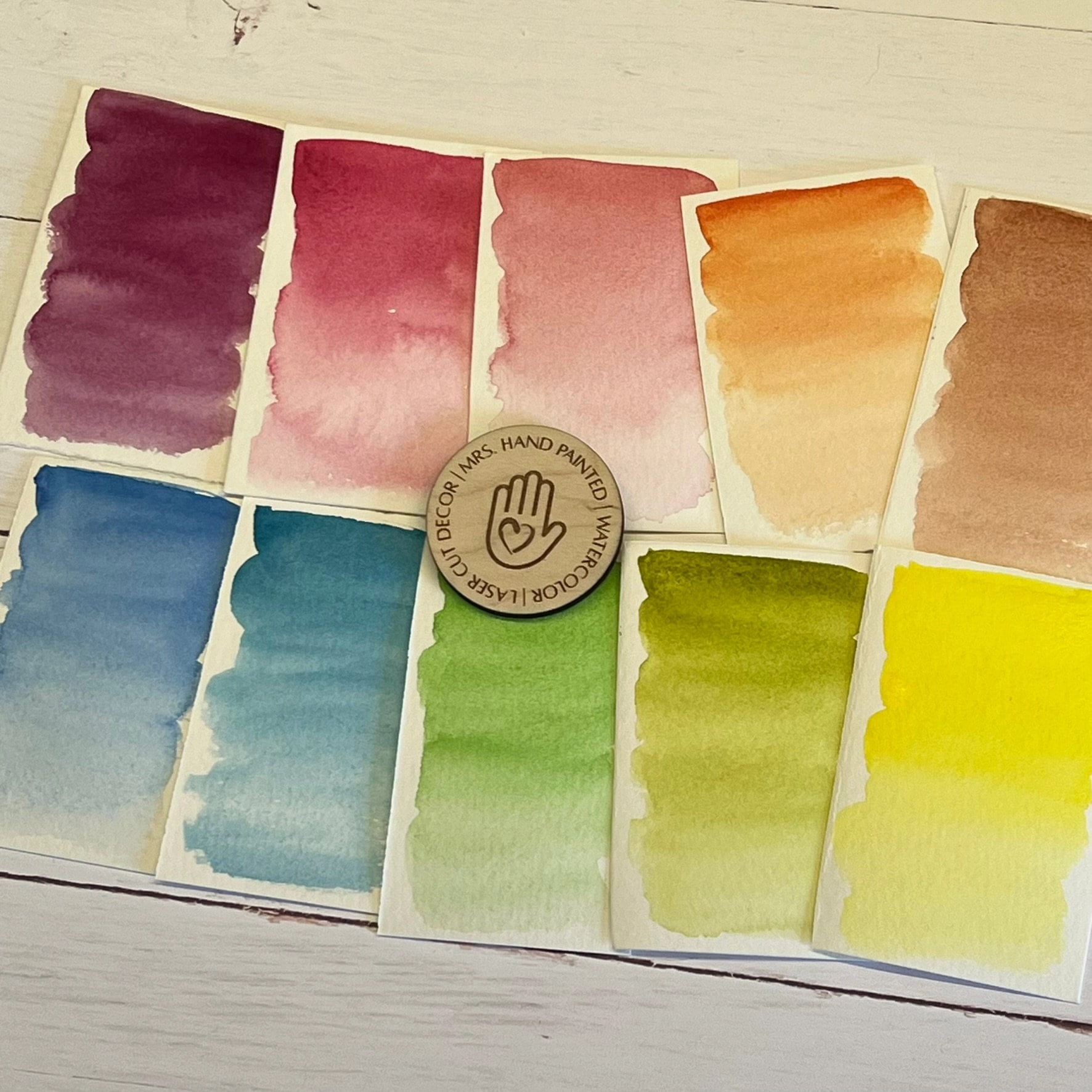 Handmade Watercolor Paint Set - TROPICAL COLORS "Tropic Like It's Hot"