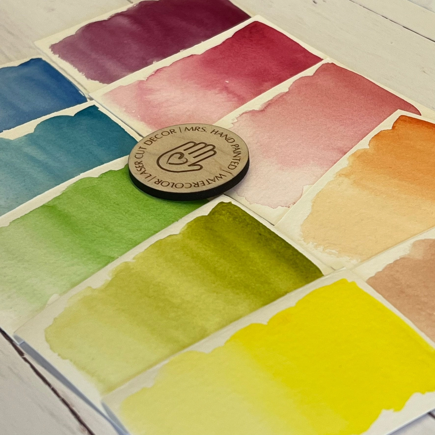 Handmade Watercolor Paint Set - TROPICAL COLORS "Tropic Like It's Hot"