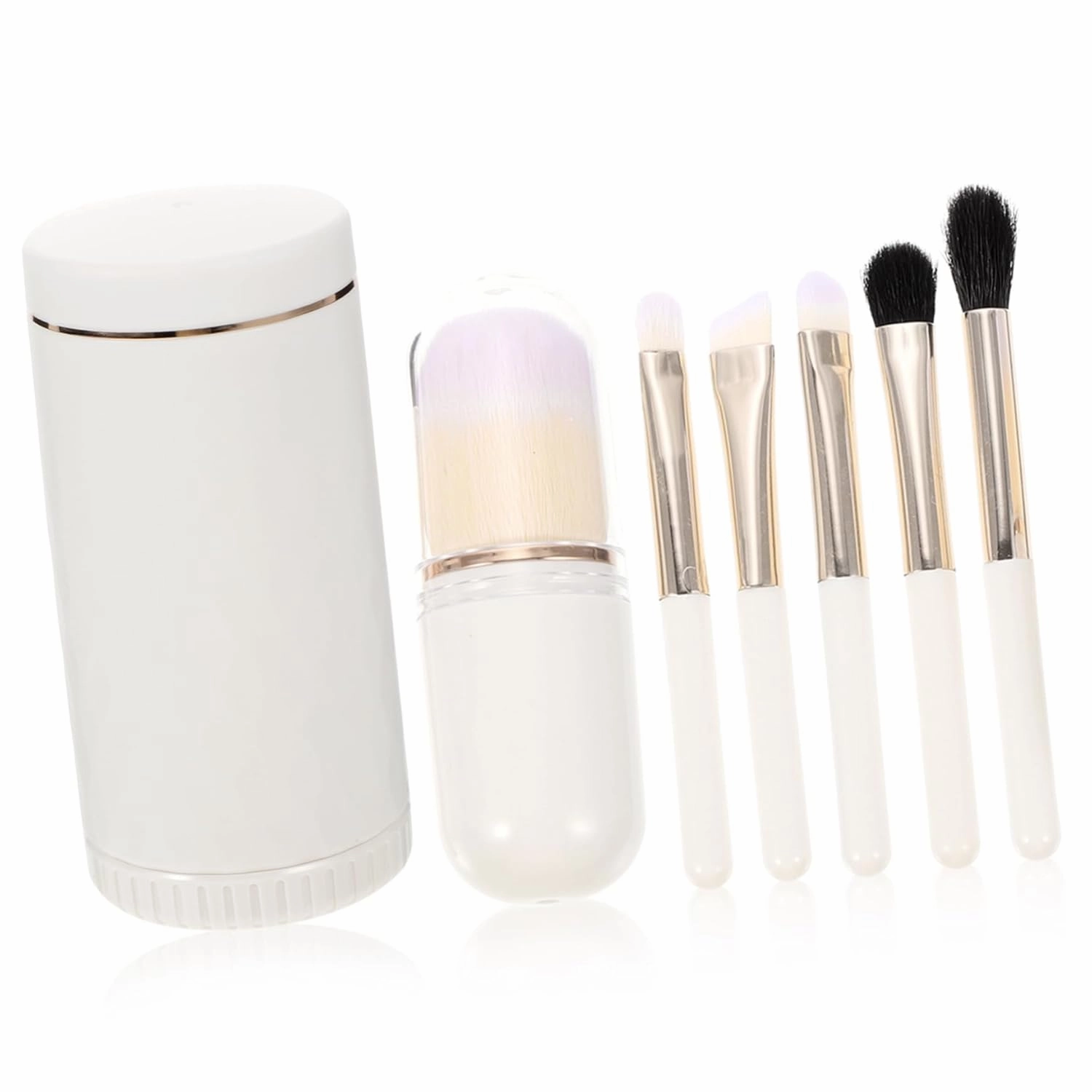 Hemoton Professional Makeup Brushes Storage Case Makeup Sponges and Brushes Set Eyeshadow Brush Cosmetics Brush for Makeup