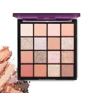 Hilary Rhoda Perfection Eyeshadow Palette|Highly Pigmented Eyeshadow Palette|Matte&Shimmer Finish|Long Lasting Eyeshadow For Women|Blendable Eyeshadow|20.8G|16 Shades (Shade 3),Multicolor