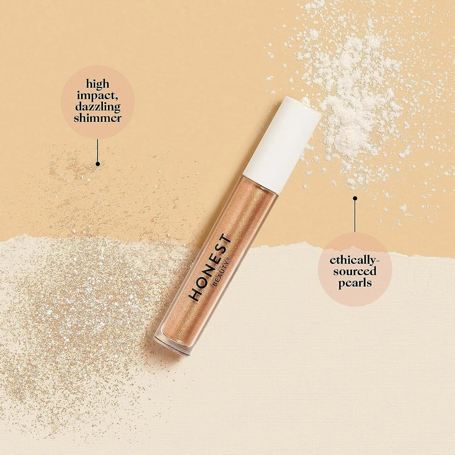 Honest Beauty Eye Catcher Lid Tint | Lightweight Liquid Eyeshadow | Vegan   Cruelty Free | Late Night, .12 fl oz