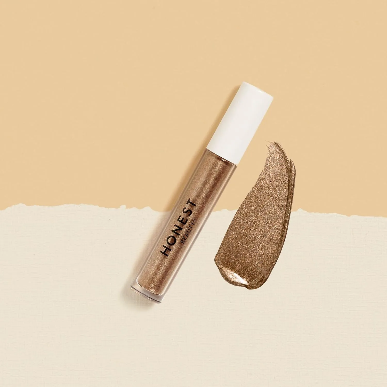 Honest Beauty Eye Catcher Lid Tint | Lightweight Liquid Eyeshadow | Vegan   Cruelty Free | Late Night, .12 fl oz