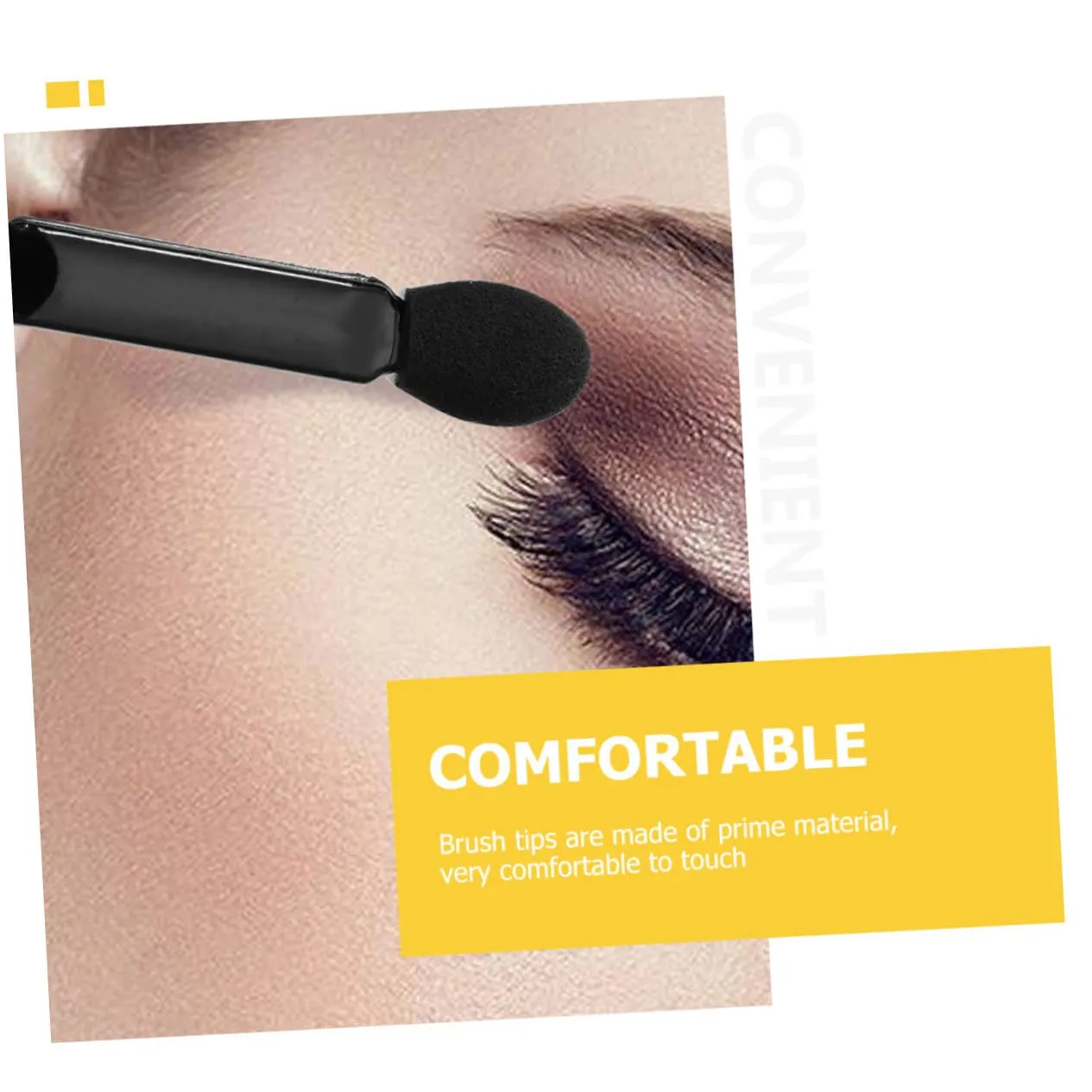 Housoutil 360pcs Dual-sided Eyeshadow Applicators Portable Makeup Brush for Eye Makeup Travel-friendly Beauty Tool Soft and Safe for Easy Application for Any Occasion