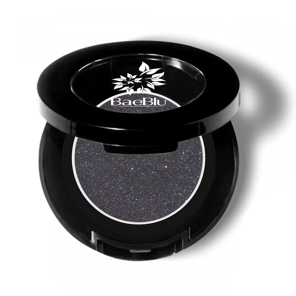 Hypoallergenic Eyeshadow Organic 100% Natural Finely Pressed Velvety Smooth Powder, Made in USA, Black Hole