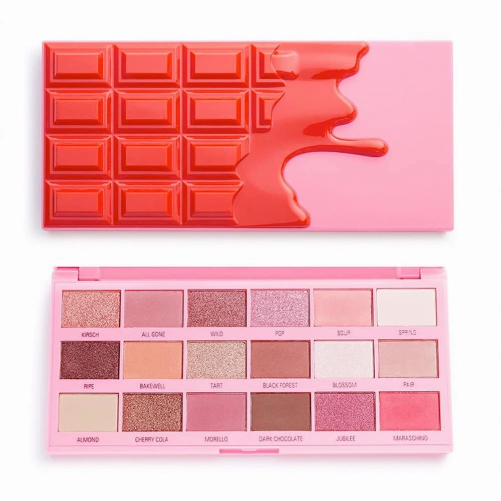 I Heart Makeup Revolution Eyeshadow Palette, Chocolate Cherry