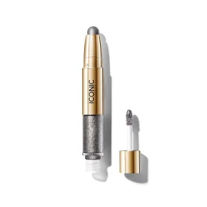 ICONIC LONDON Glaze Crayon | Dual Ended Eyeshadow Stick for Sparkling, Wet-Look Glazed Effect, Cruelty Free, Vegan Makeup
