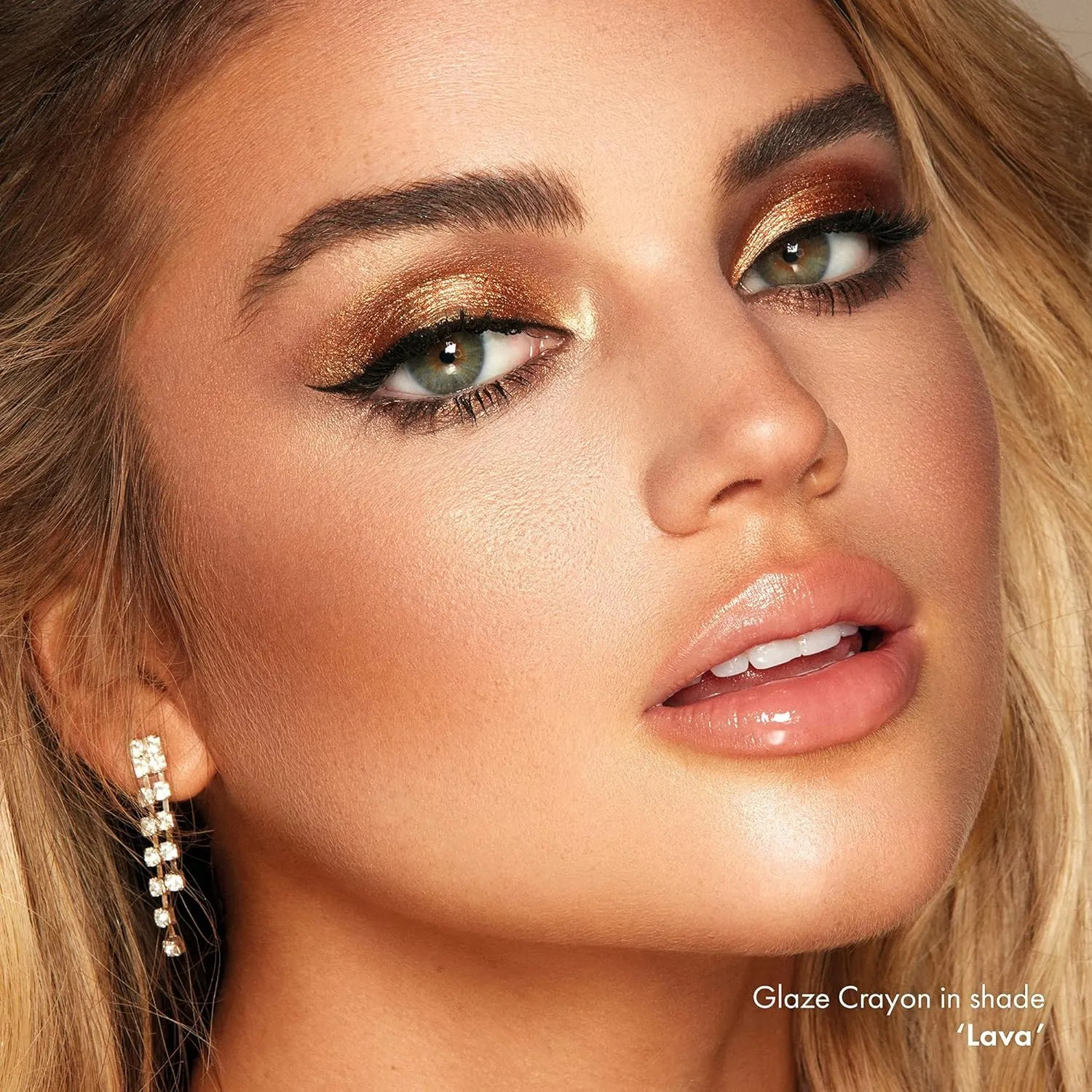 ICONIC LONDON Glaze Crayon | Dual Ended Eyeshadow Stick for Sparkling, Wet-Look Glazed Effect, Cruelty Free, Vegan Makeup