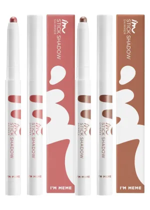 I'M MEME Eyeshadow Stick - I'm Stick Shadow Shimmer 004 Rose Cape   005 Taupe Trinket, 0.03 Oz Bundle