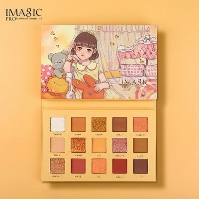 IMAGIC Eyeshadow Palette 15 Colors Matte Shimmer Glitter  Matte Paleta De Maquiagem Collectie Charming Oogschaduw  Kleurenpalet