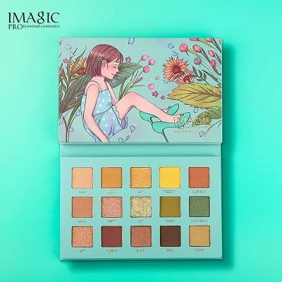 IMAGIC Eyeshadow Palette 15 Colors Matte Shimmer Glitter  Matte Paleta De Maquiagem Collectie Charming Oogschaduw  Kleurenpalet