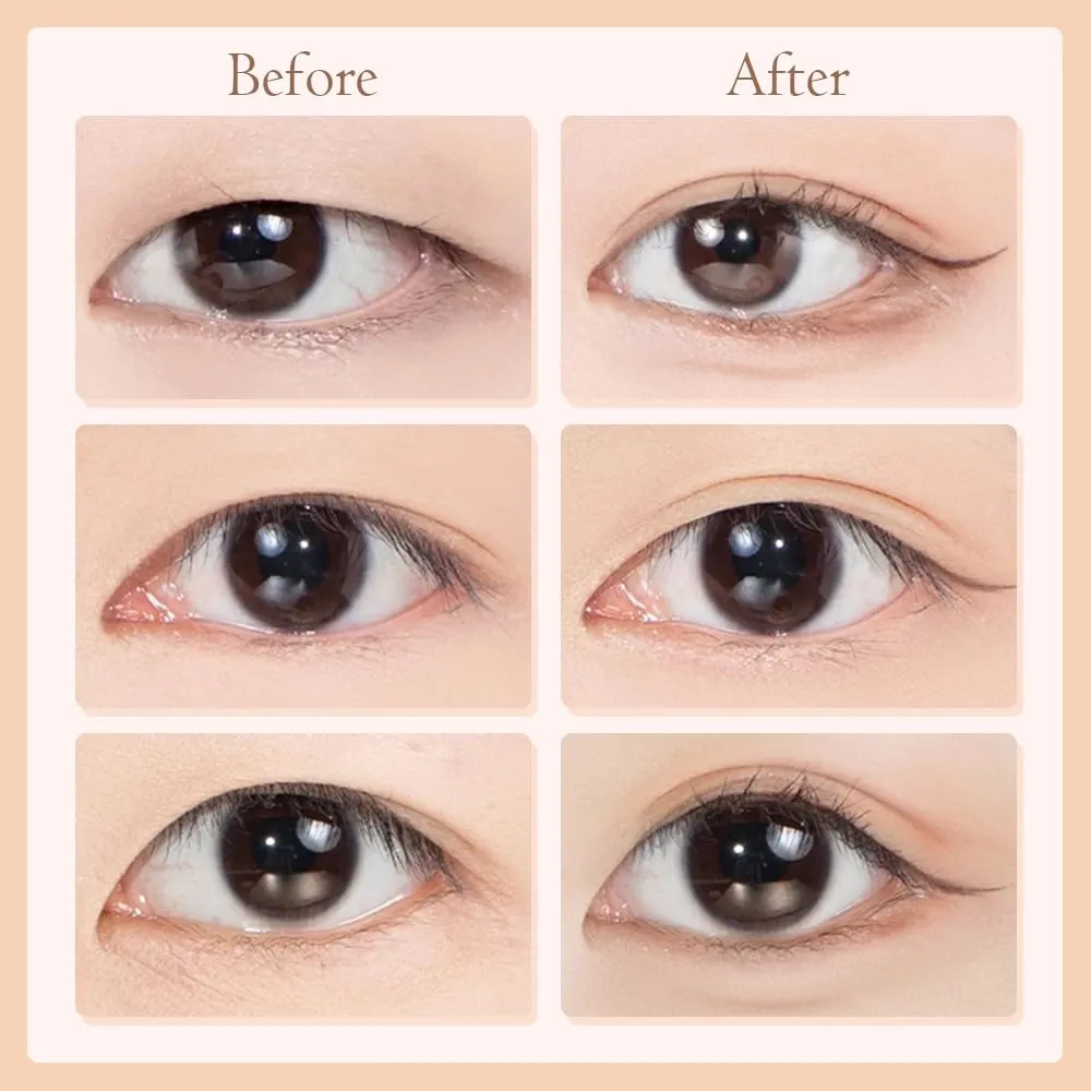Invisible Double Eyelid Sticker, 2025 New Waterproof Double Eyelid Tapes, Long-Lasting Eyelid Sticker Double Eyelid Tape For Hooded, Heavy, Uneven, Droopy Eeyelids (28 * 3mm)