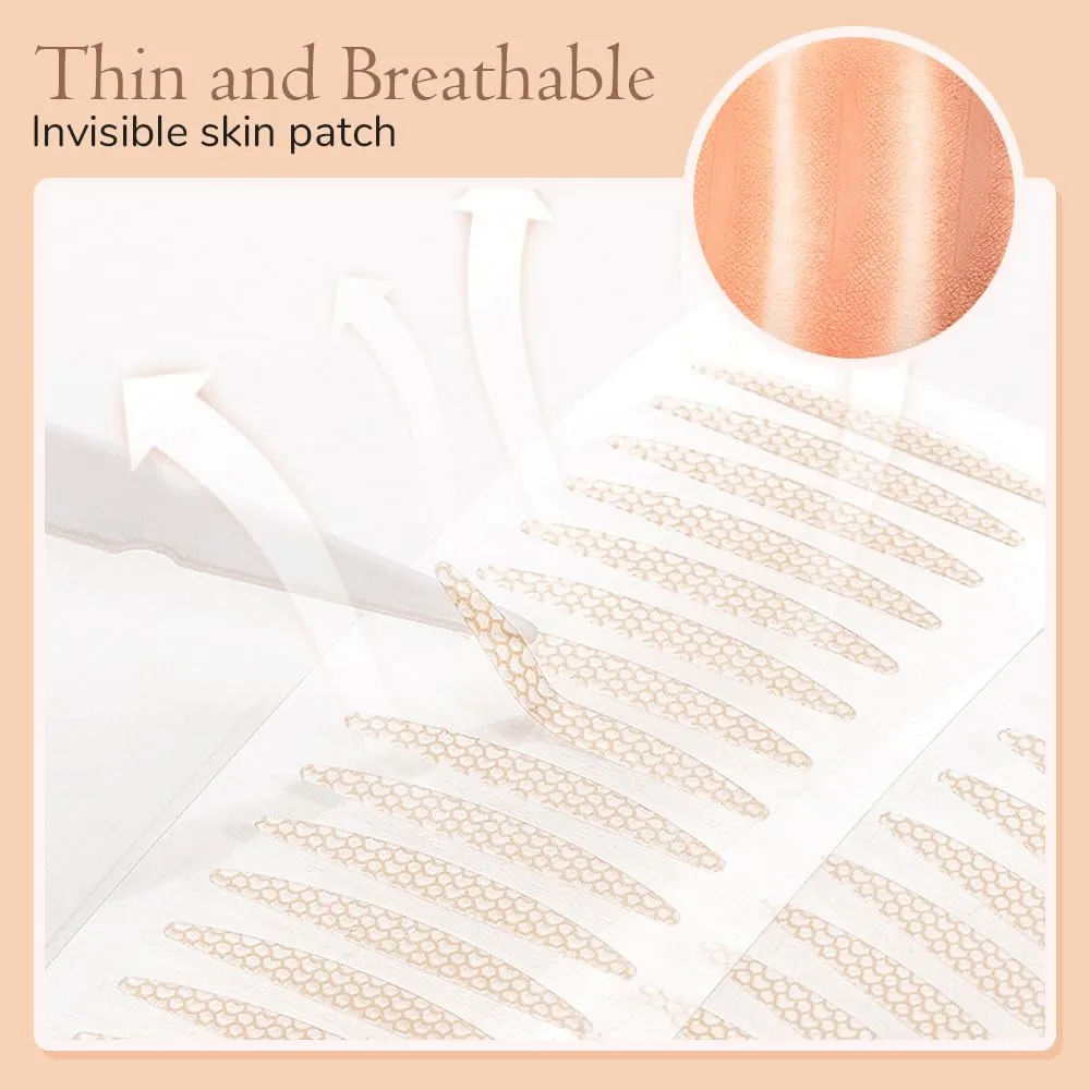 Invisible Double Eyelid Sticker, 2025 New Waterproof Double Eyelid Tapes, Long-Lasting Eyelid Sticker Double Eyelid Tape For Hooded, Heavy, Uneven, Droopy Eeyelids (28 * 3mm)