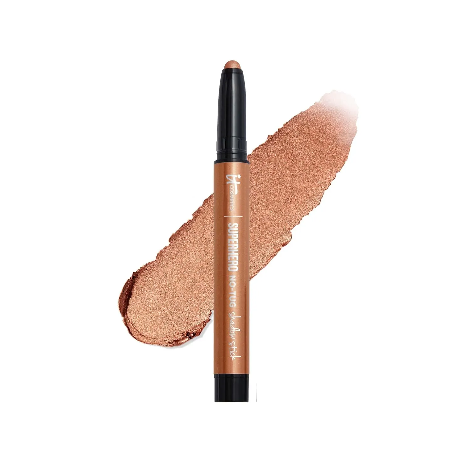 IT Cosmetics Superhero No-Tug Waterproof Eyeshadow Stick - Longwear Blendable Cream with Built-In Primer Suitable for Sensitive Eyes 0.05 oz