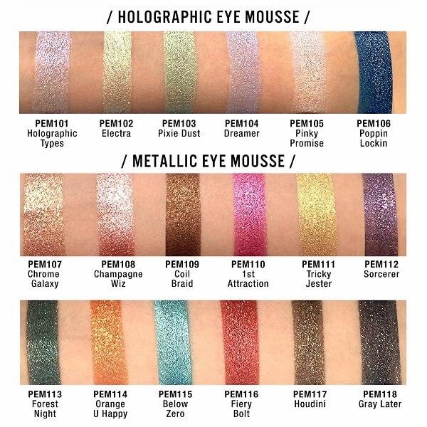 J. Cat Beauty Pris-Metal Chrome Eye Mousse