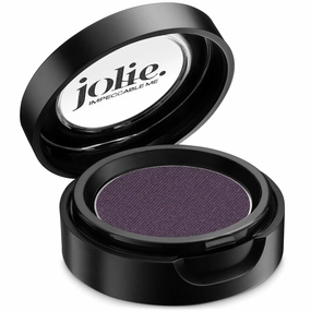 Jolie Cosmetics Powder Pressed Pearl Shimmer Eyeshadows - Cruelty Free, Vegan, Single Pan Eyeshadow 1.48g Smokey Eyes (Magnificent Plum)