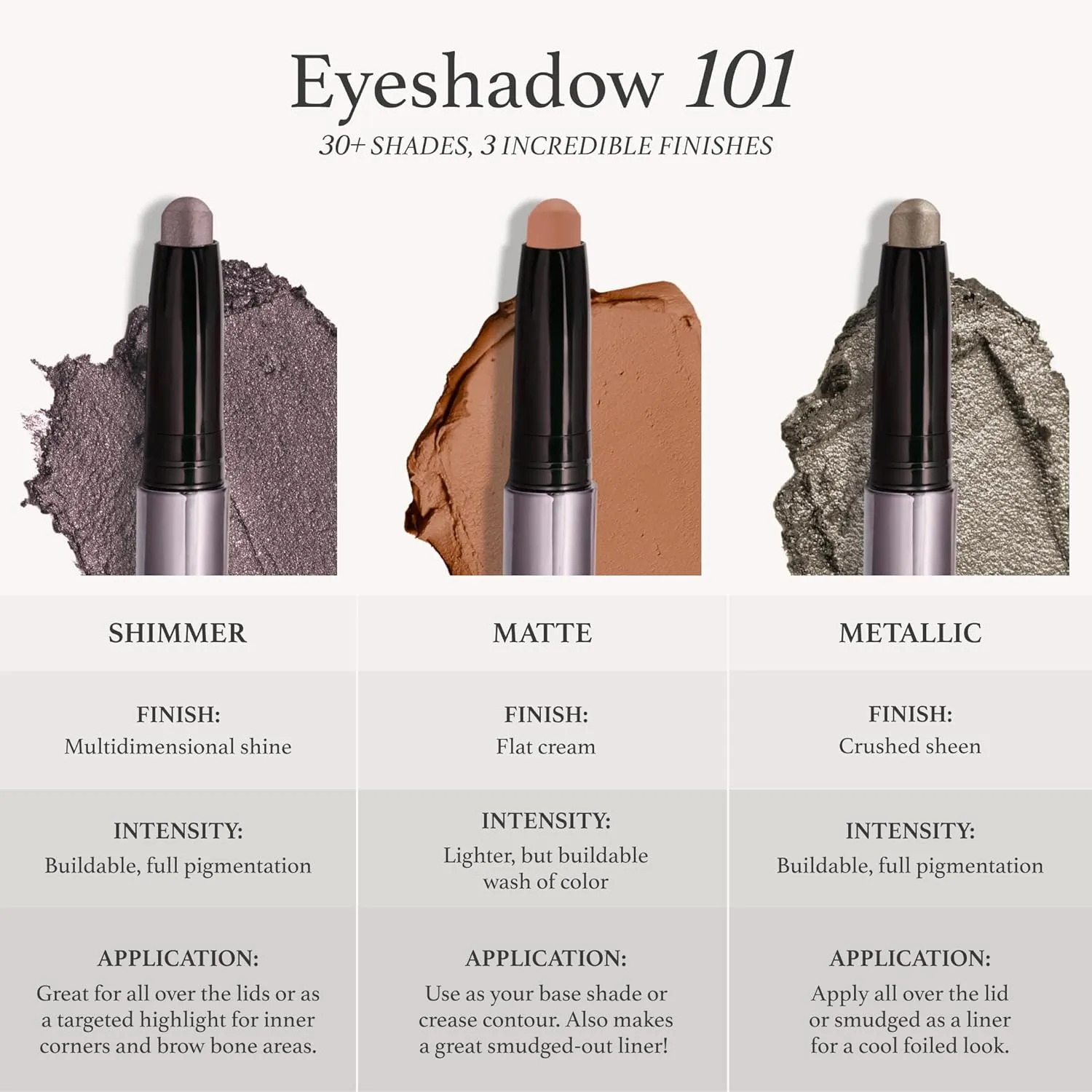Julep Eyeshadow 101 Cream-to-Powder Waterproof Shadow Stick – Mink Mauve Shimmer – Long-Lasting, Crease-Proof, Muted Mauve Shimmer Eyeshadow with Built-in Smudger