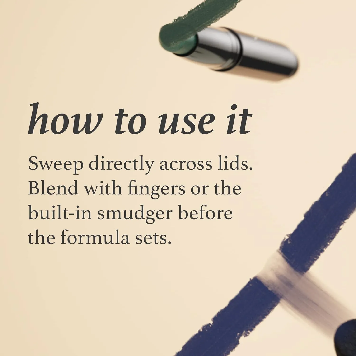 Julep Eyeshadow 101 Cream-to-Powder Waterproof Shadow Stick – Mink Mauve Shimmer – Long-Lasting, Crease-Proof, Muted Mauve Shimmer Eyeshadow with Built-in Smudger
