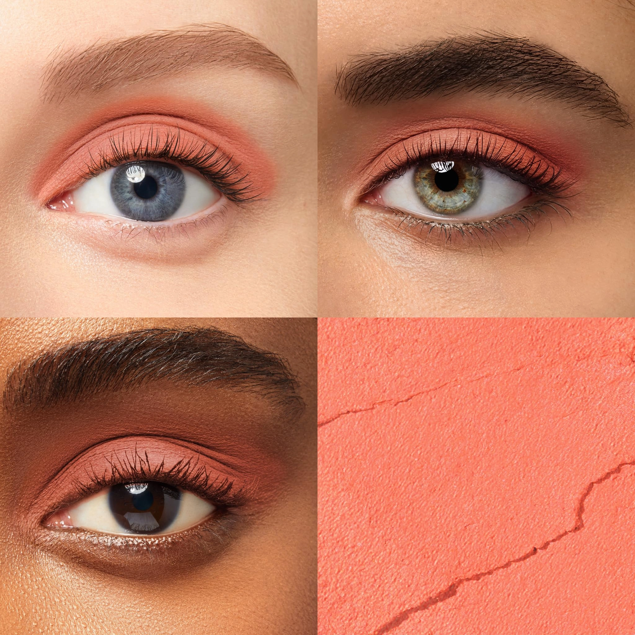 Julep Coral Dawn Eyeshadow 101 Crème to Powder Waterproof Eyeshadow Stick Duo, Tiger's Eye Shimmer & Papaya Matte